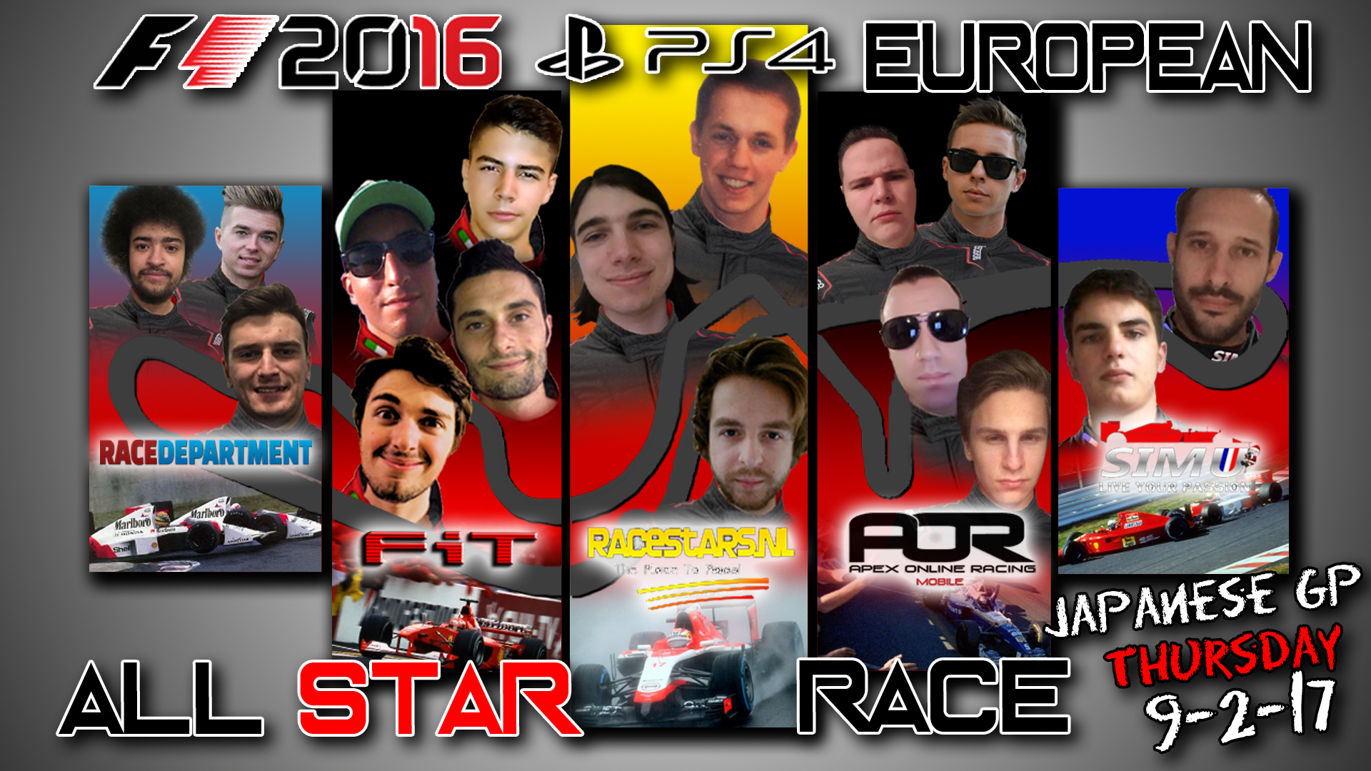 More information about "F1 2016 PS4 ALL STAR Race"