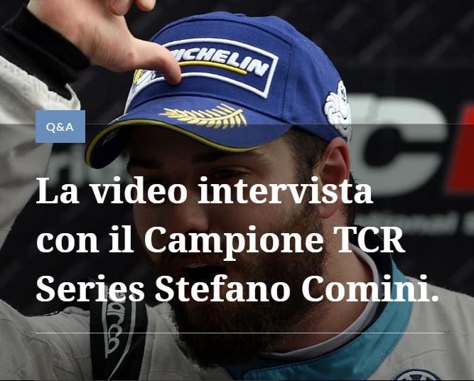 More information about "Intervista a Comini, campione TCR e simdriver"