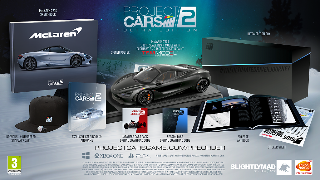 More information about "Project CARS 2: la McLaren 720S in video"