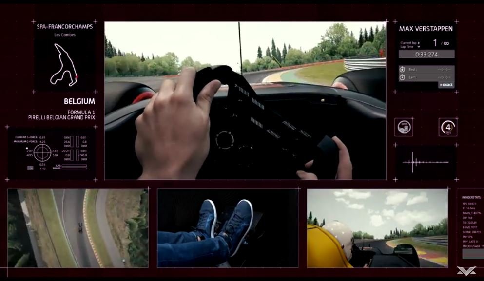 More information about "Max Verstappen ci spiega Spa al simulatore"