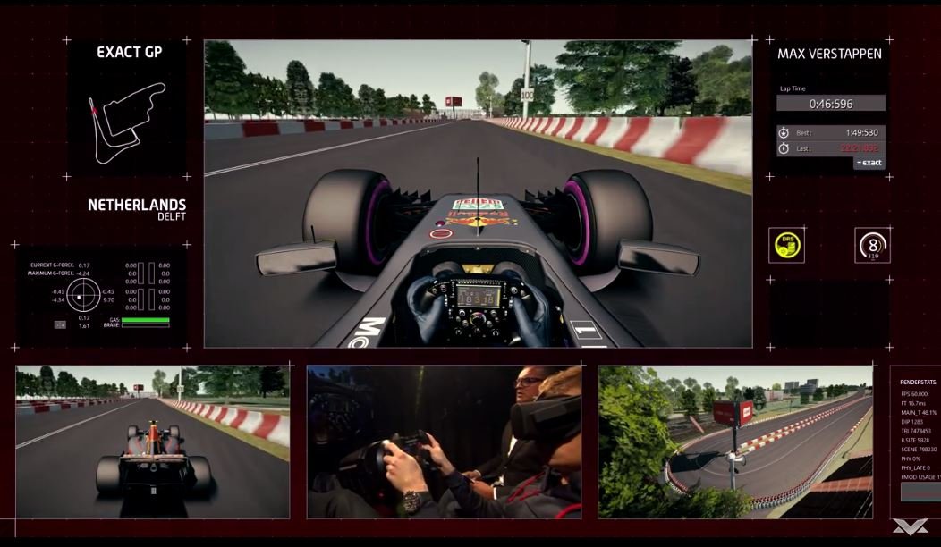More information about "Exact & Max: Verstappen ci porta in Olanda con il simulatore VR"