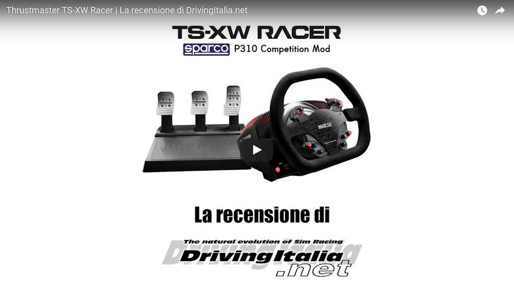 More information about "Thrustmaster TS-XW Racer: la video recensione di DrivingItalia.NET"