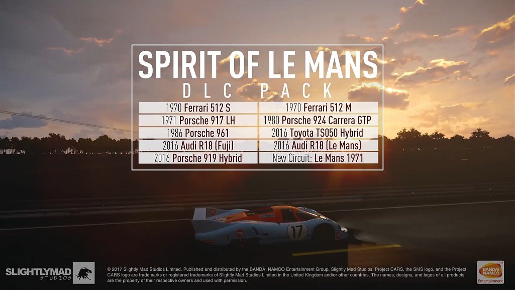 More information about "Project CARS 2: nuova patch e Spirit of Le Mans DLC"