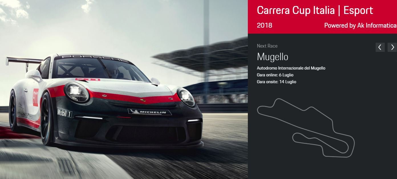 More information about "Porsche Cup Italia Esport: al via la 3° tappa al Mugello"