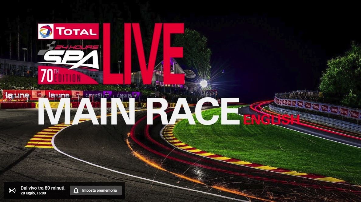 More information about "Blancpain GT Series: 24 Ore di Spa-Francorchamps 2018 LIVE"