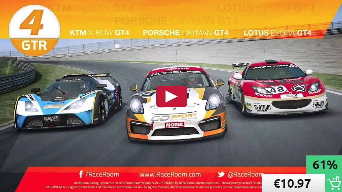 More information about "RaceRoom: update disponibile, con le tre nuove GT4"