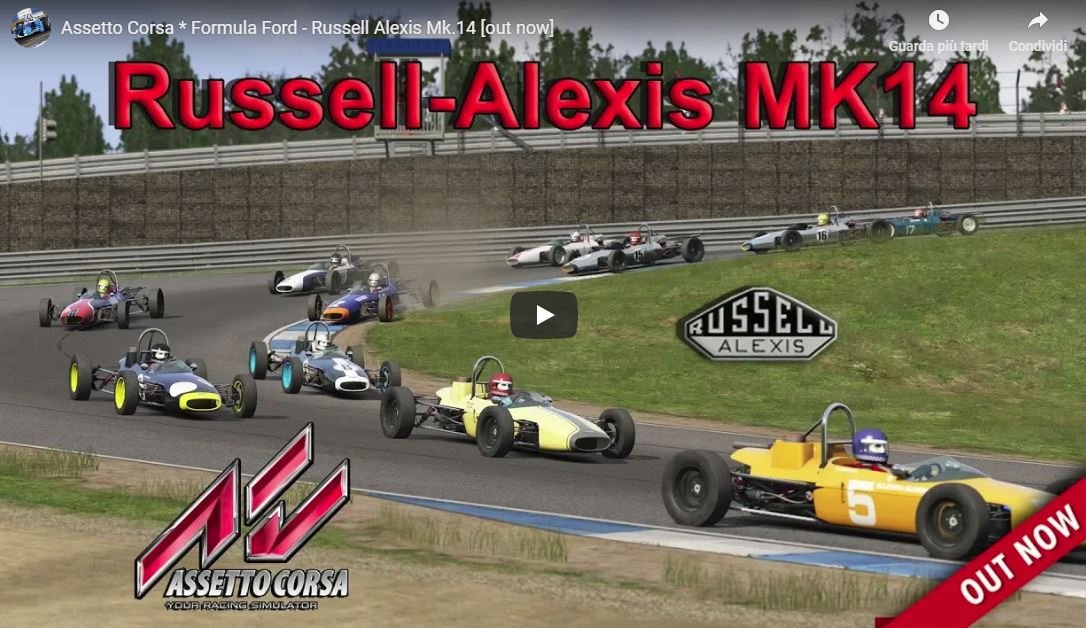 More information about "Assetto Corsa: Formula Ford - Russell Alexis Mk.14 disponibile"