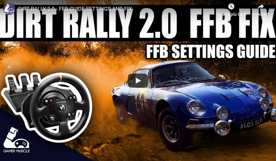 More information about "DiRT Rally 2.0: ecco come migliorare e risolvere i problemi di force feedback!"
