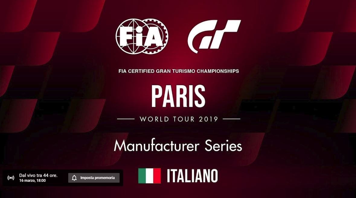 More information about "GT Sport: World Tour 2019 LIVE da Parigi"