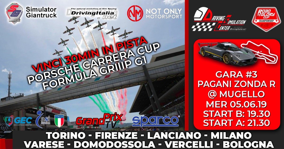 More information about "Road to Glory Cup 3: stasera diretta dalle 21,30 by Grand Prix TV"