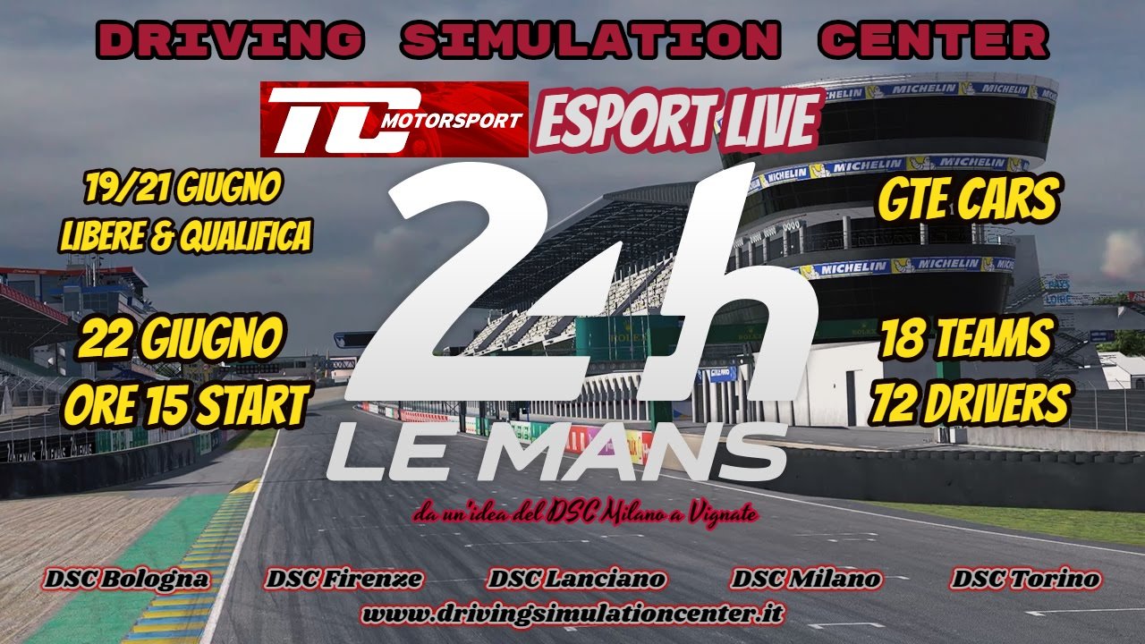 More information about "iRacing 24 ORE di LE MANS by Driving Simulation Center"