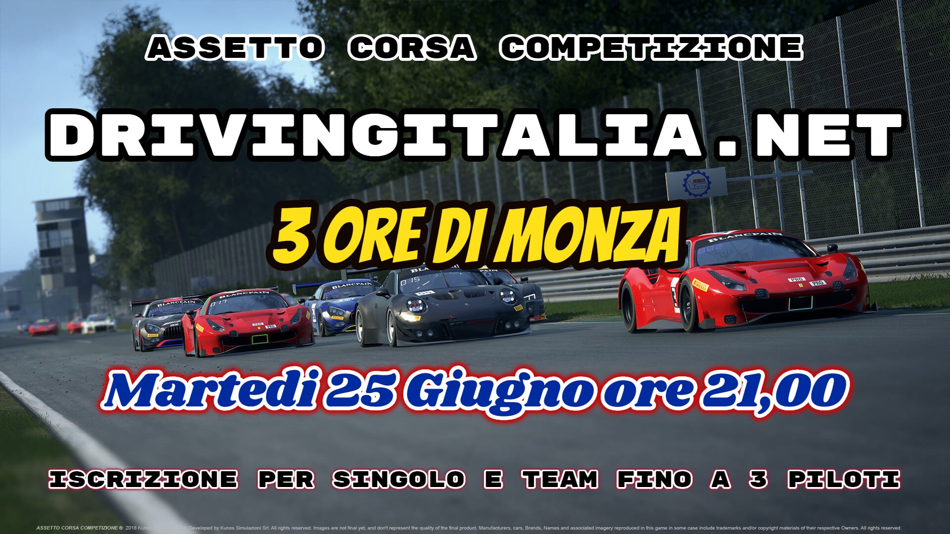 More information about "AC Competizione: DrivingItalia.NET 3 Ore di MONZA - 25 Giugno"