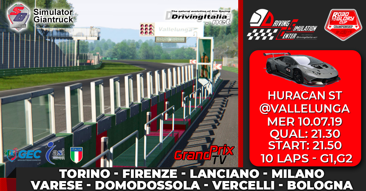 More information about "Driving Simulation Center: stasera 21,30 diretta da Vallelunga con le Lamborghini!"