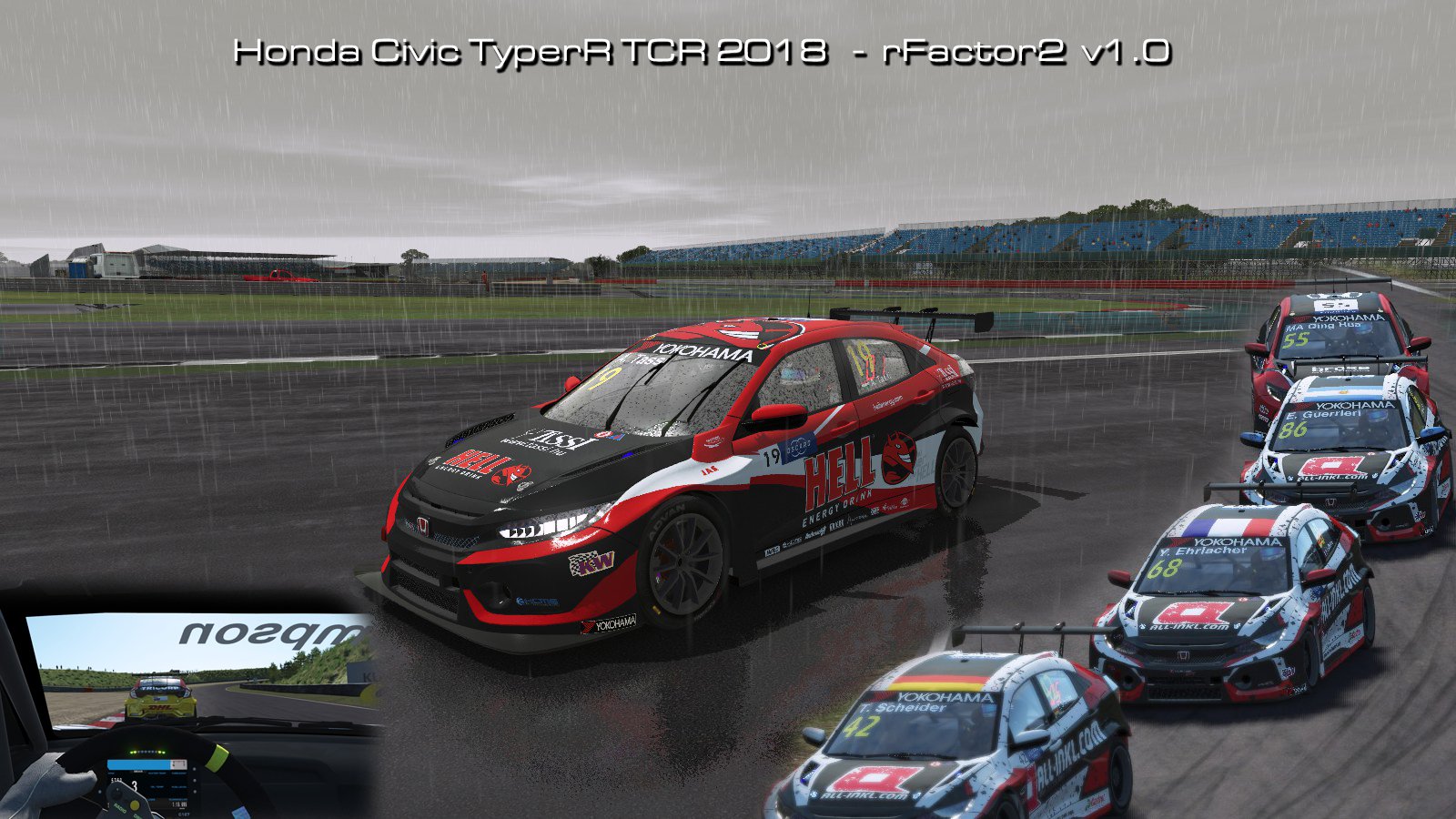 More information about "rFactor 2: Honda Civic TypeR TCR by Tommy78 disponibile"