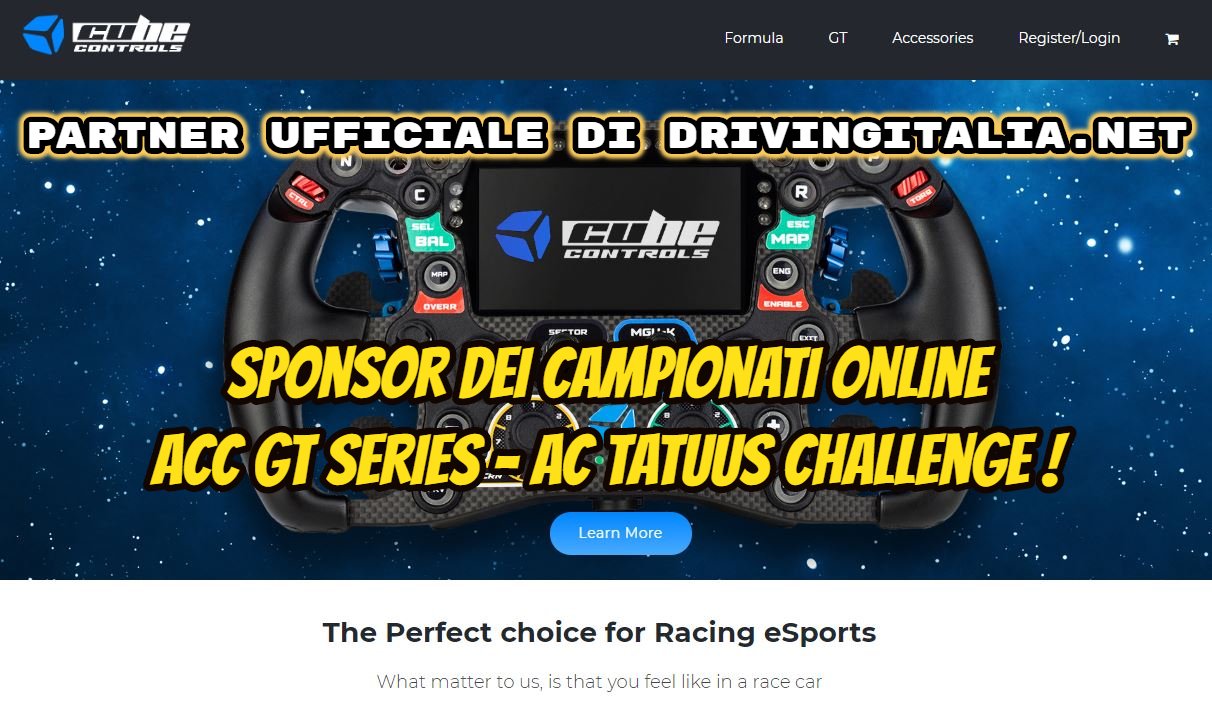 More information about "Cube Controls partner DrivingItalia e sponsor dei campionati online!"