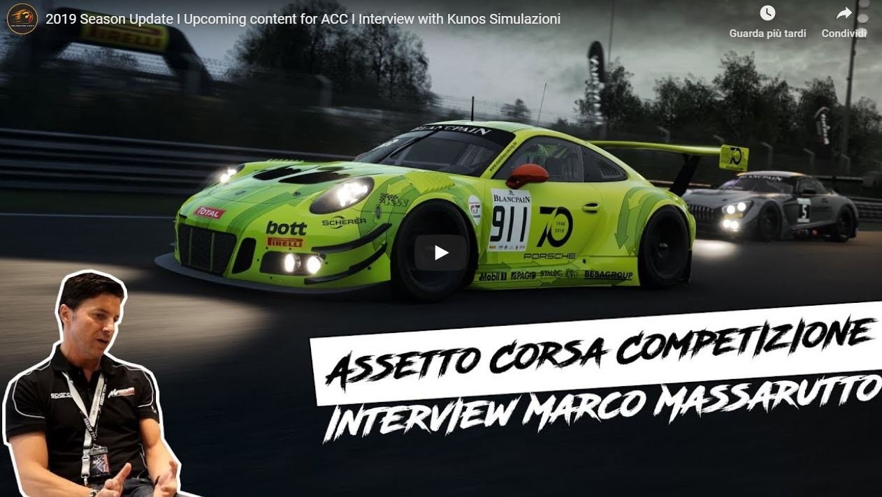 More information about "Intervista a Marco Massarutto su presente e futuro di Assetto Corsa Competizione"