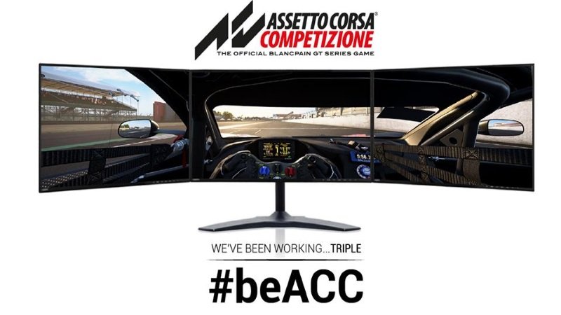 More information about "Assetto Corsa Competizione: in arrivo il supporto al triplo schermo"
