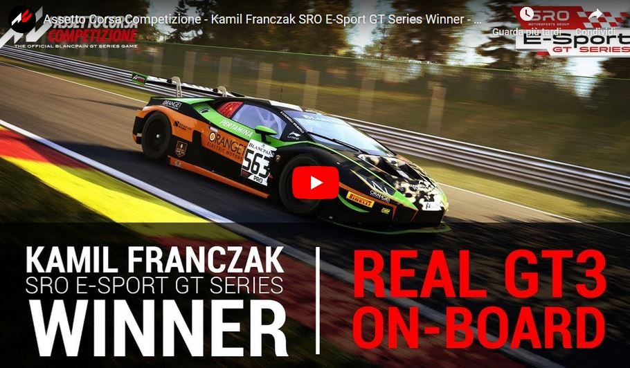 More information about "Assetto Corsa Competizione: in video l'esperienza Lamborghini di Kamil Franczak"