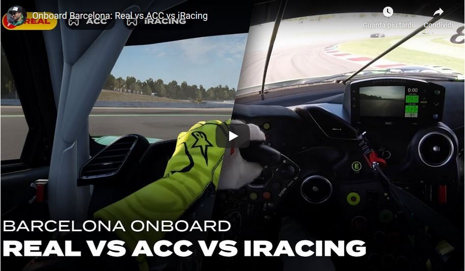 More information about "Video confronto: realtà vs iRacing vs Assetto Corsa Competizione"