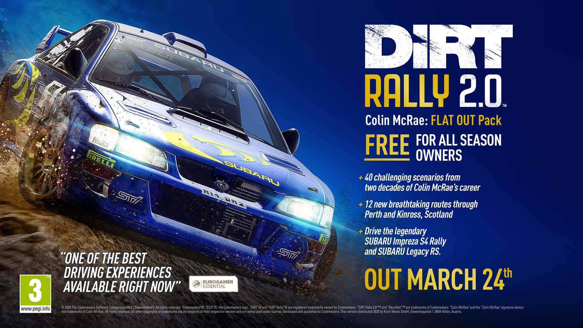 More information about "DiRT Rally 2.0: in arrivo il Colin McRae FLAT OUT Pack"