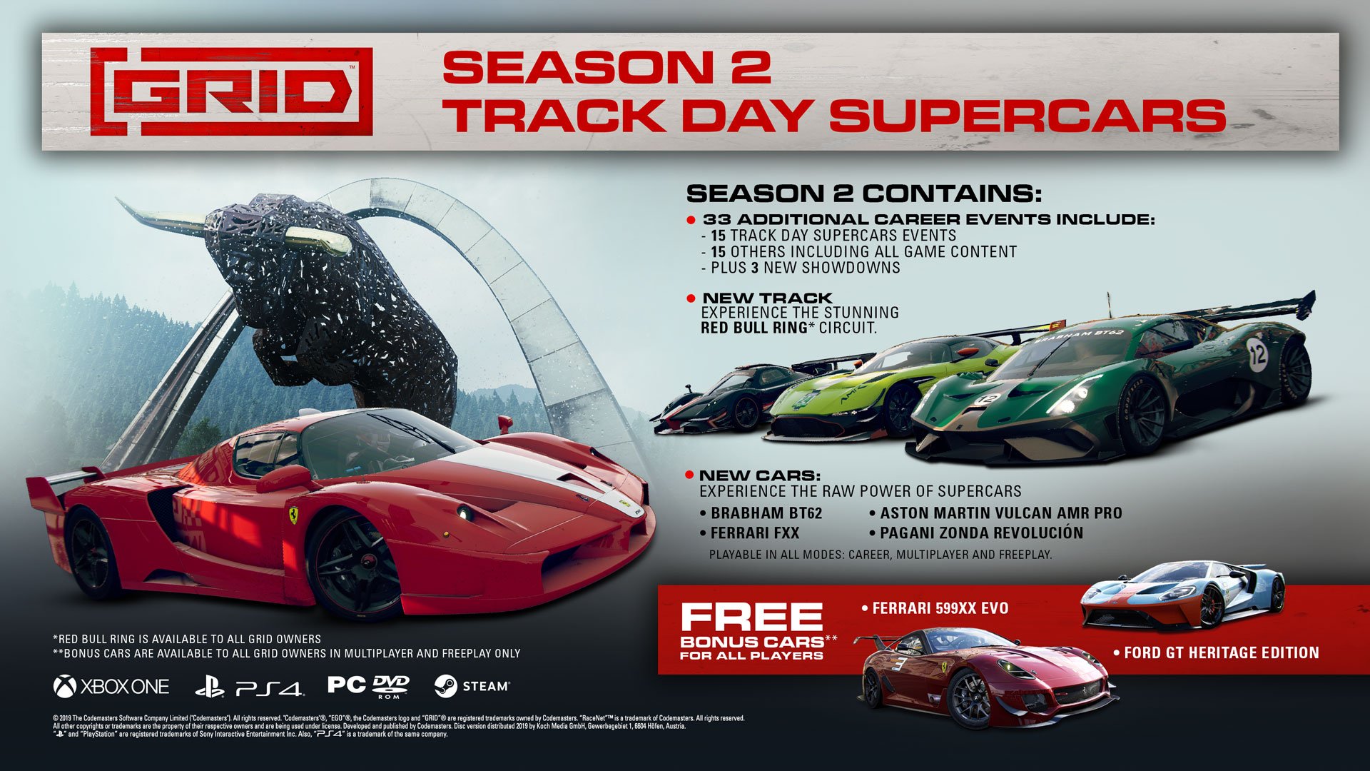 More information about "GRID: Season 2 e Track Day Supercars disponibili da oggi"