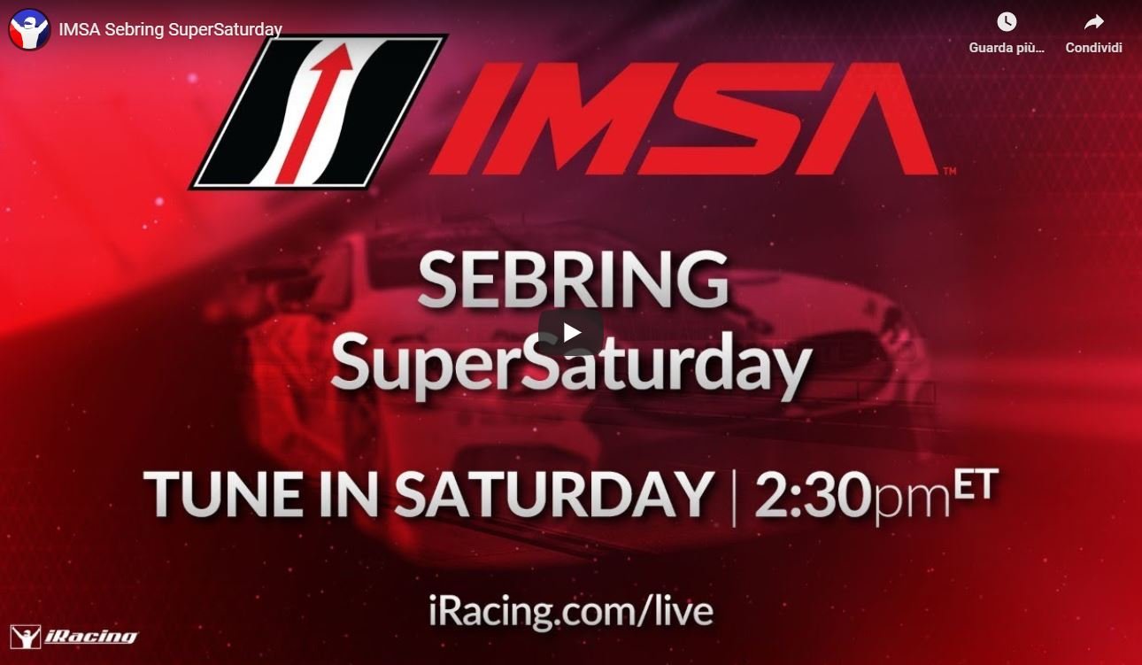 More information about "iRacing: IMSA Sebring SuperSaturday live oggi pomeriggio [gara 21 Marzo ore 19,30]"