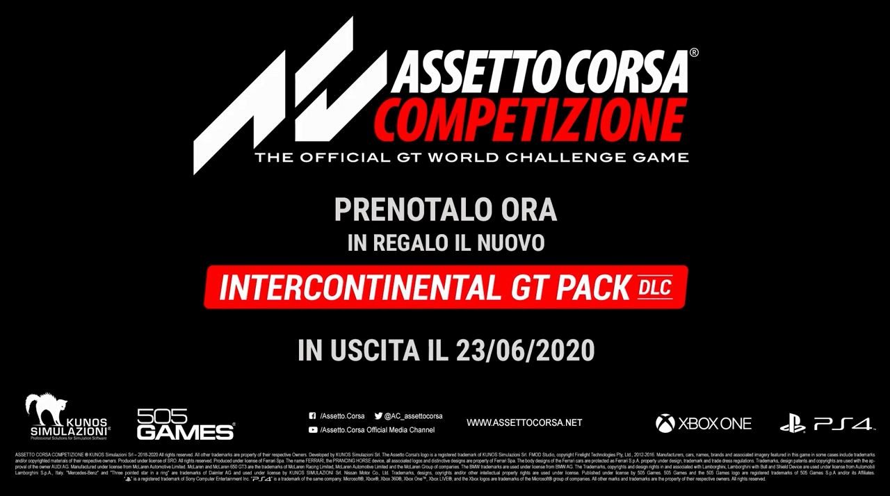 More information about "Assetto Corsa Competizione su console: DLC Intercontinental GT gratis con la prenotazione"