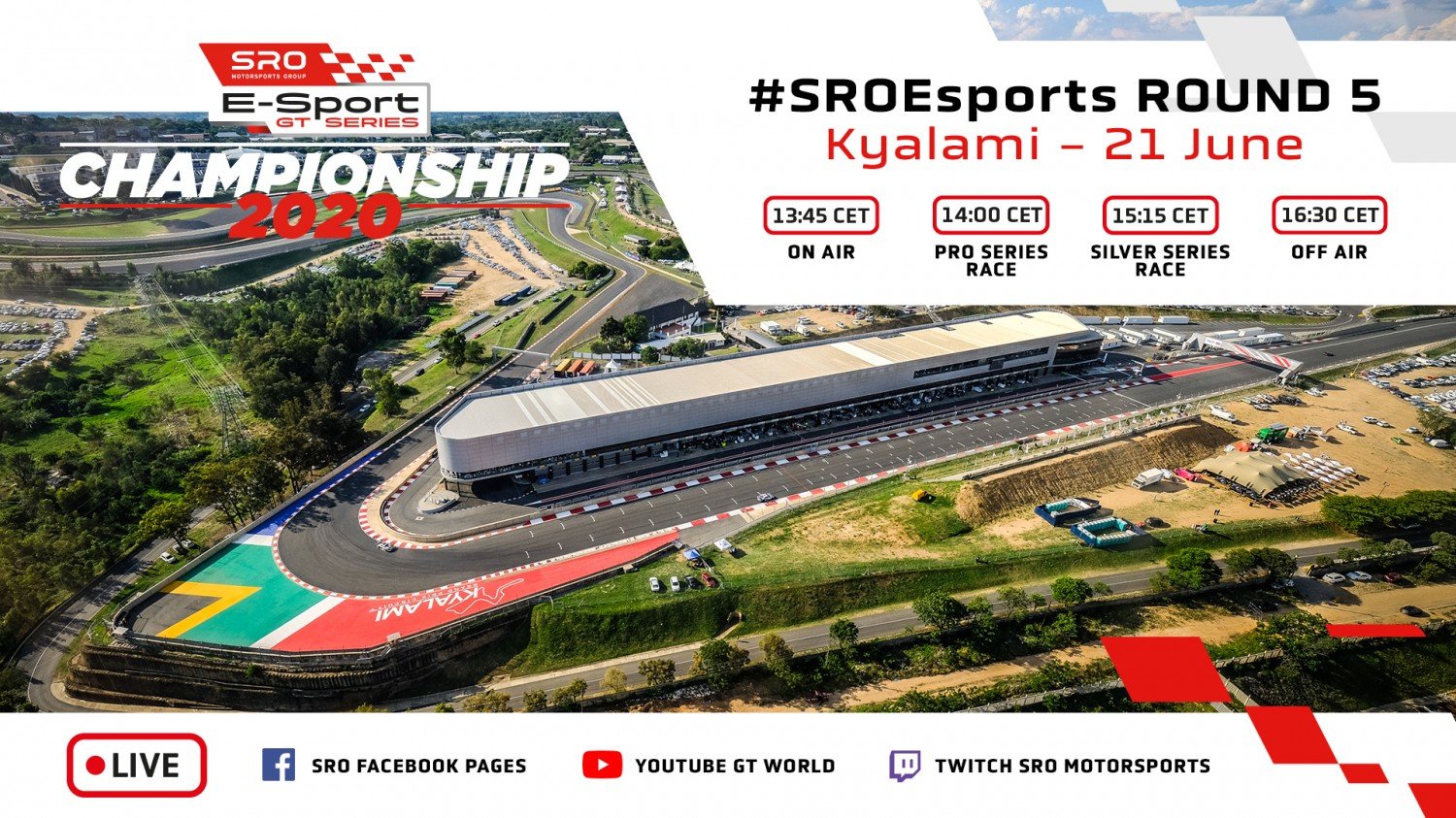 More information about "AC Competizione SRO E-Sport GT Series: ultimo round a Kyalami [21 Giugno ore 14]"