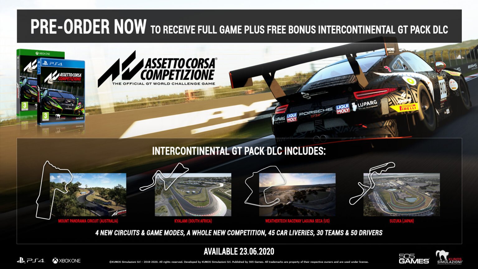 More information about "Assetto Corsa Competizione: pubblicate le FAQ della versione console"