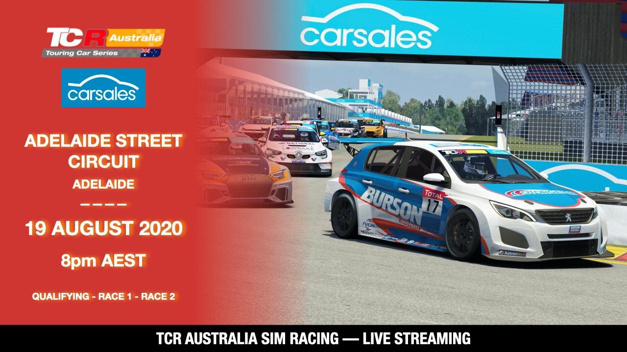 More information about "TCR Australia SIM Racing | Adelaide Street Circuit [19 Agosto ore 12]"