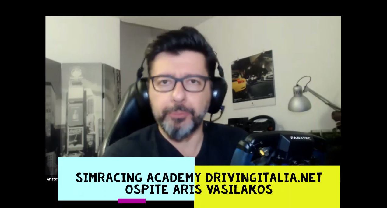 More information about "DrivingItalia Simracing Academy: l'intervento di Aristotelis Vasilakos, dettagli e consigli"