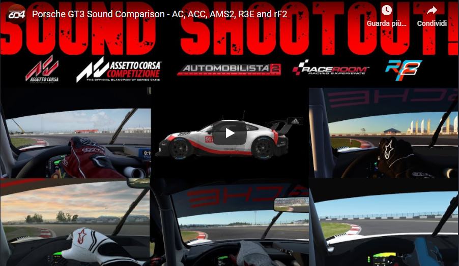 More information about "Quale simulatore ha il sound migliore per la Porsche 911 GT3 R?"