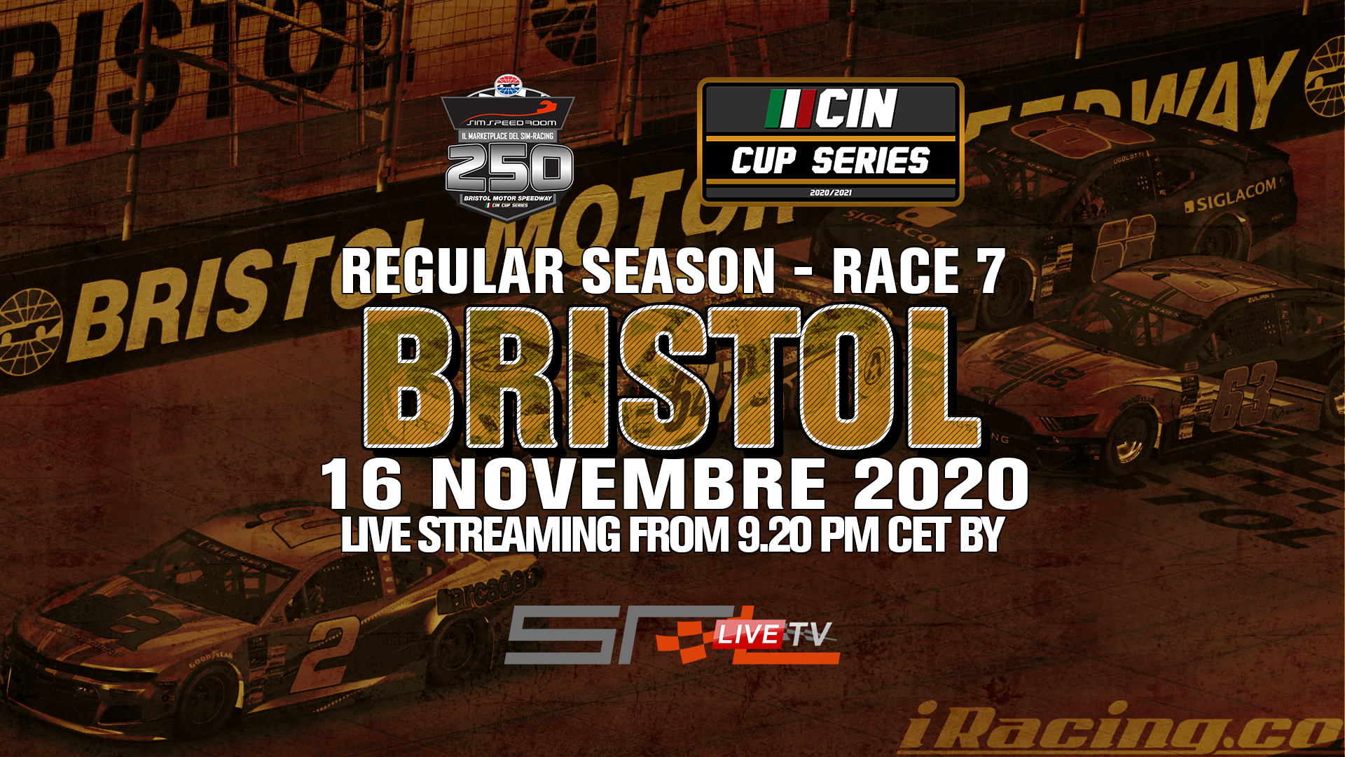 More information about "Campionato Italiano Nascar: Sim Speed Room Bristol 250"