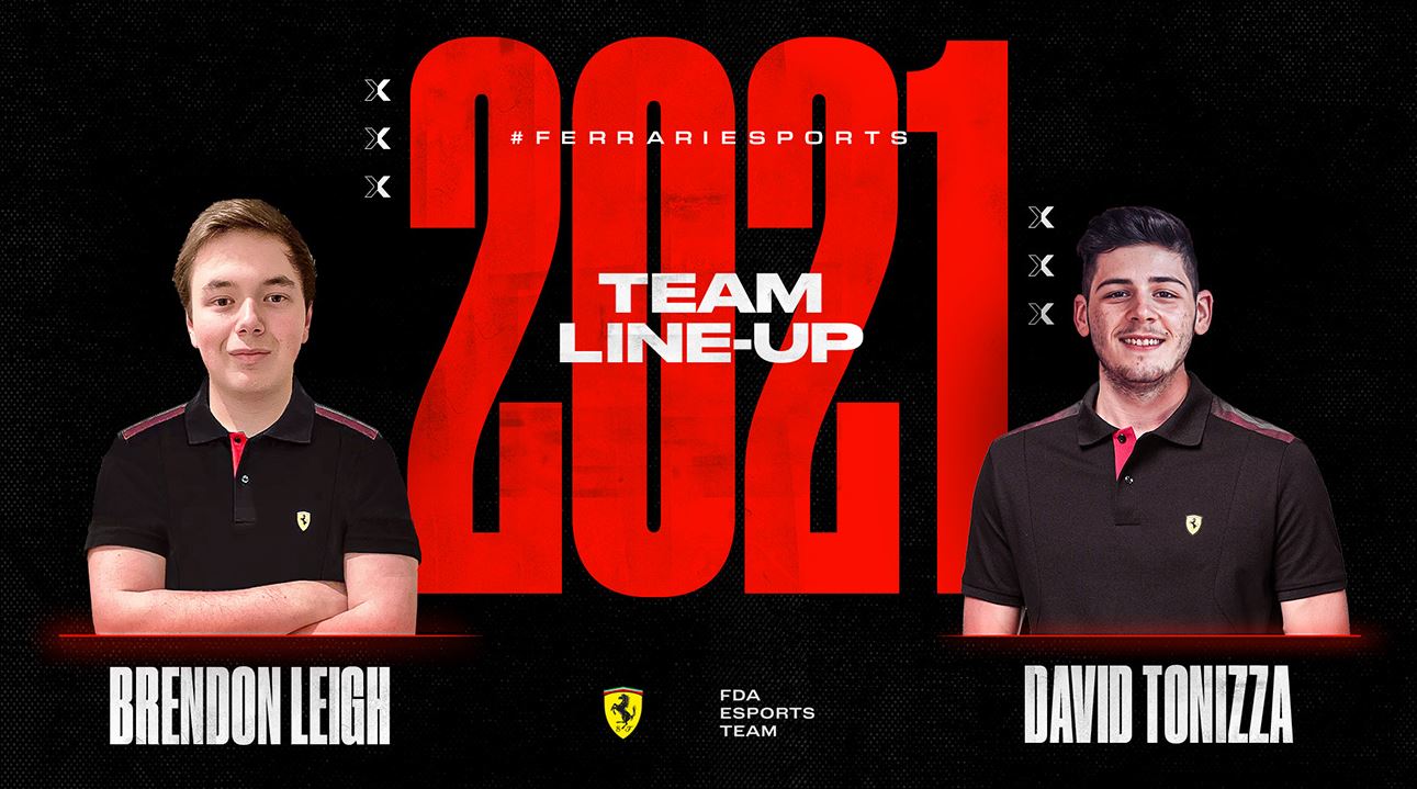 More information about "Ferrari Esports: Brandon Leigh affianca David Tonizza nel 2021!"