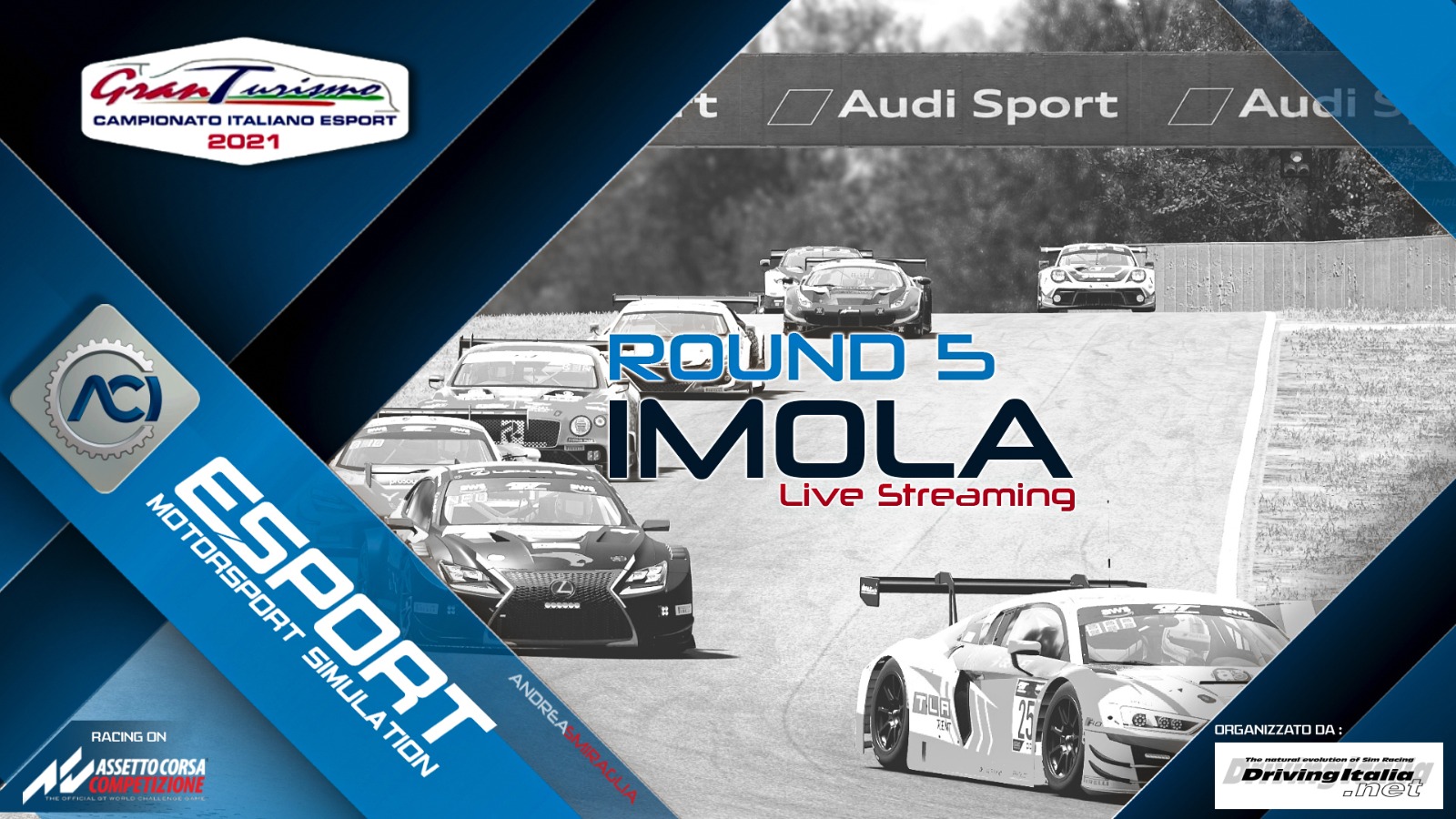 More information about "Campionato Italiano GT ACI ESport: round 5 a Imola, live lunedi 29 ed in TV mercoledi 31"