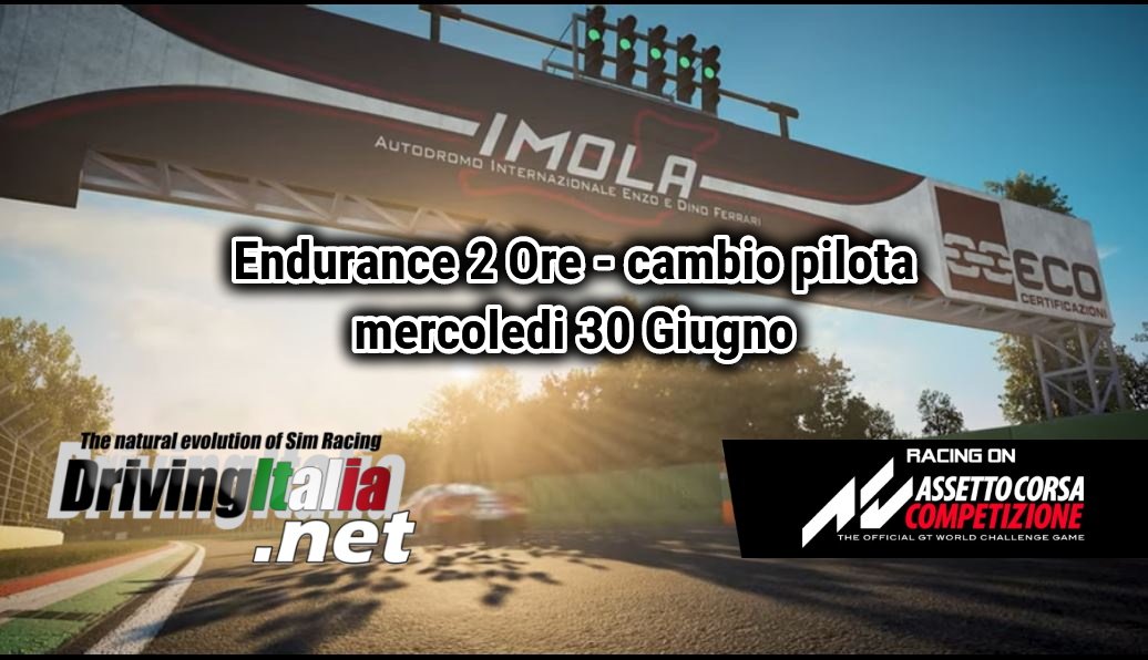 More information about "Assetto Corsa Competizione: Endurance 2 Ore con cambio pilota [mercoledi 30 Giugno]"