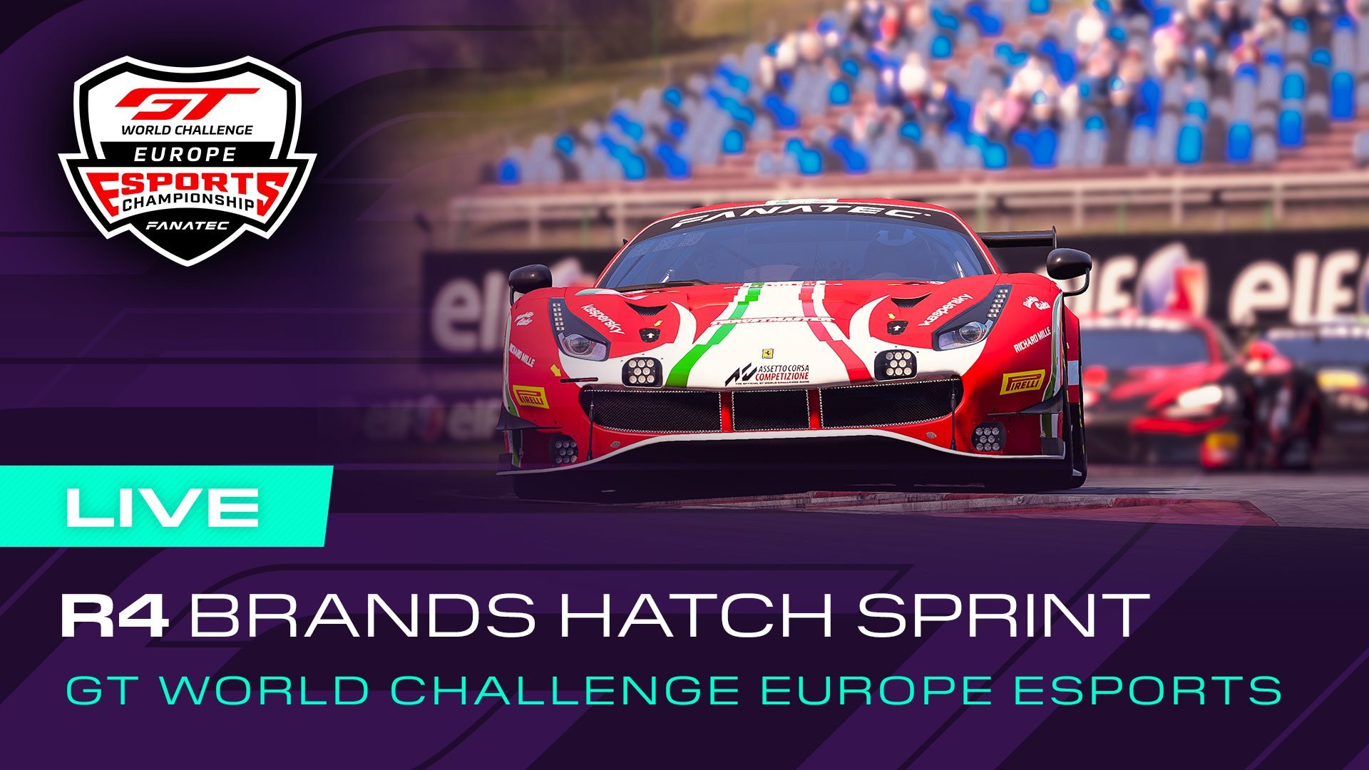 More information about "GT World Challenge Europe Esports Championship - Brands Hatch [9 Luglio ore 21]"