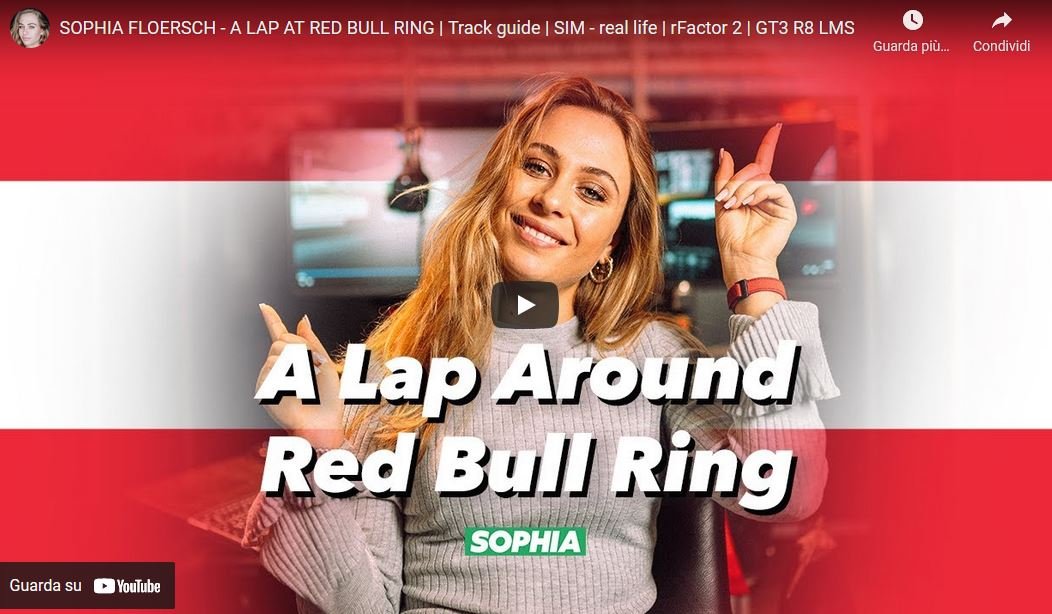 More information about "rFactor 2: un giro al Red Bull Ring con Sophia Floersch e la sua Audi GT3"