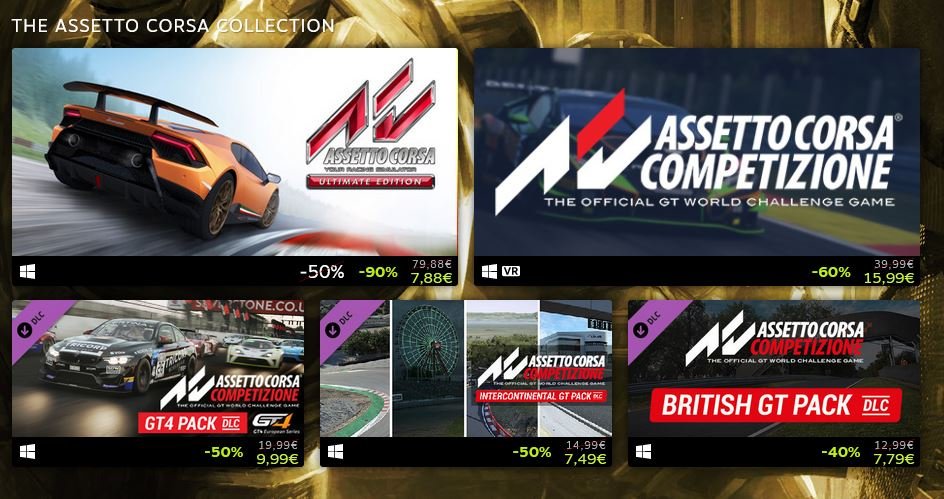 More information about "Assetto Corsa e Assetto Corsa Competizione scontati su Steam fino al 90%"