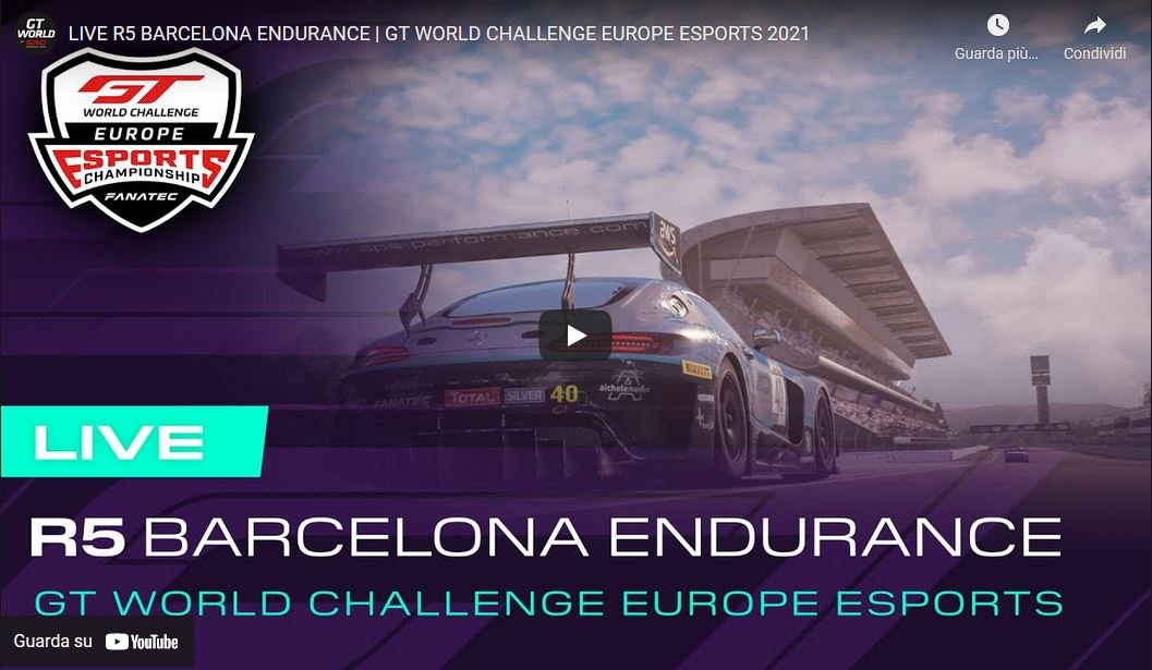 More information about "GT World Challenge Europe SPRINT | ENDURANCE ESPORTS [15 e 16 Ottobre]"