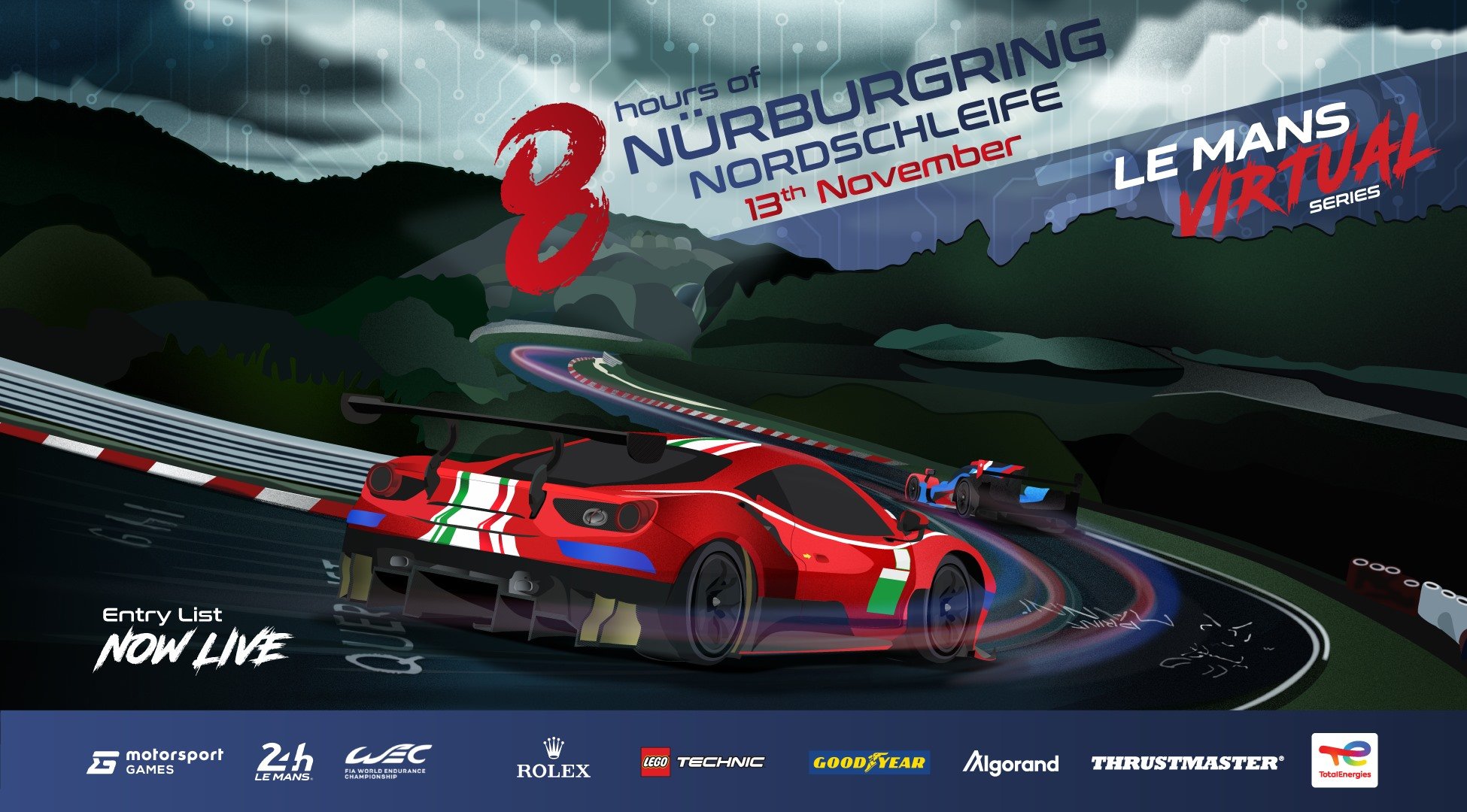 More information about "Le Mans Virtual Series: Round 3 Nürburgring Nordschleife [13 Novembre ore 13,30]"