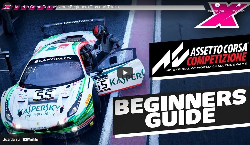 More information about "Assetto Corsa Competizione: beginners tips & tricks video"