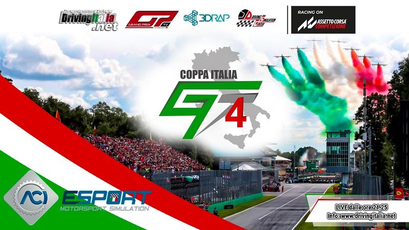 More information about "Coppa Italia GT4 ACI ESport: Round 6 Imola, 15 - 16 - 17 Dicembre su ACI Sport TV, GO TV 163, Twitch e Facebook"