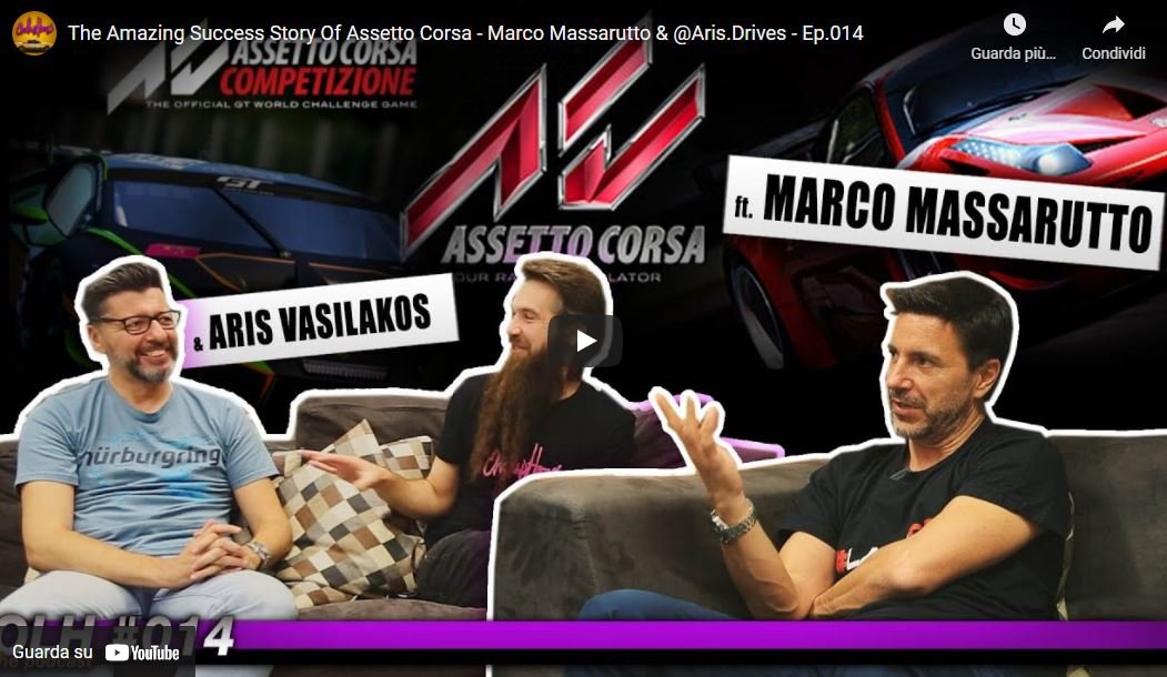 More information about "Video: la storia del successo di Assetto Corsa (con Massarutto ed Aris)"