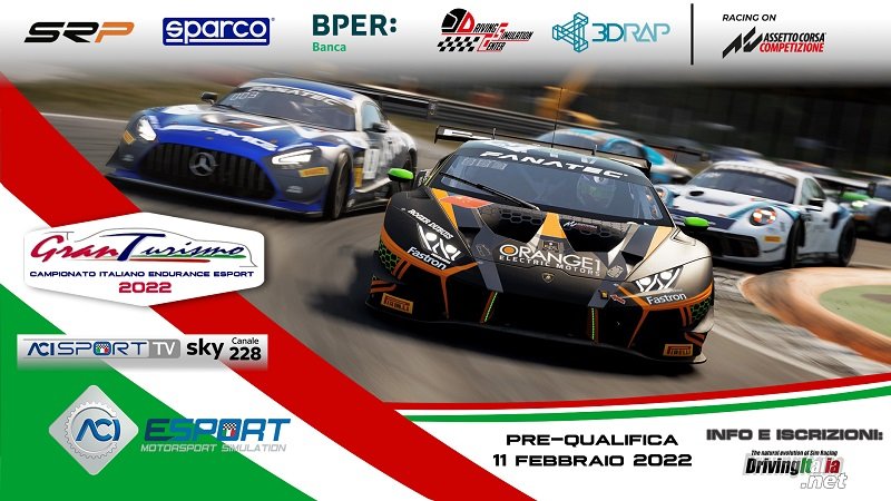 Campionato Italiano GT Endurance ACI ESport 2022