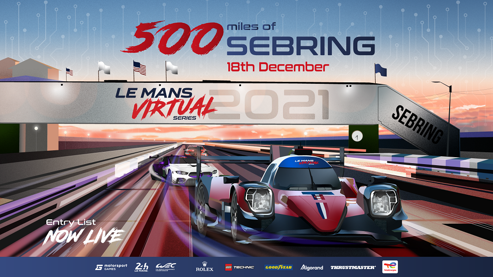 More information about "Le Mans Virtual Series: Round 4 - Sebring 500 [17 e 18 Dicembre]"