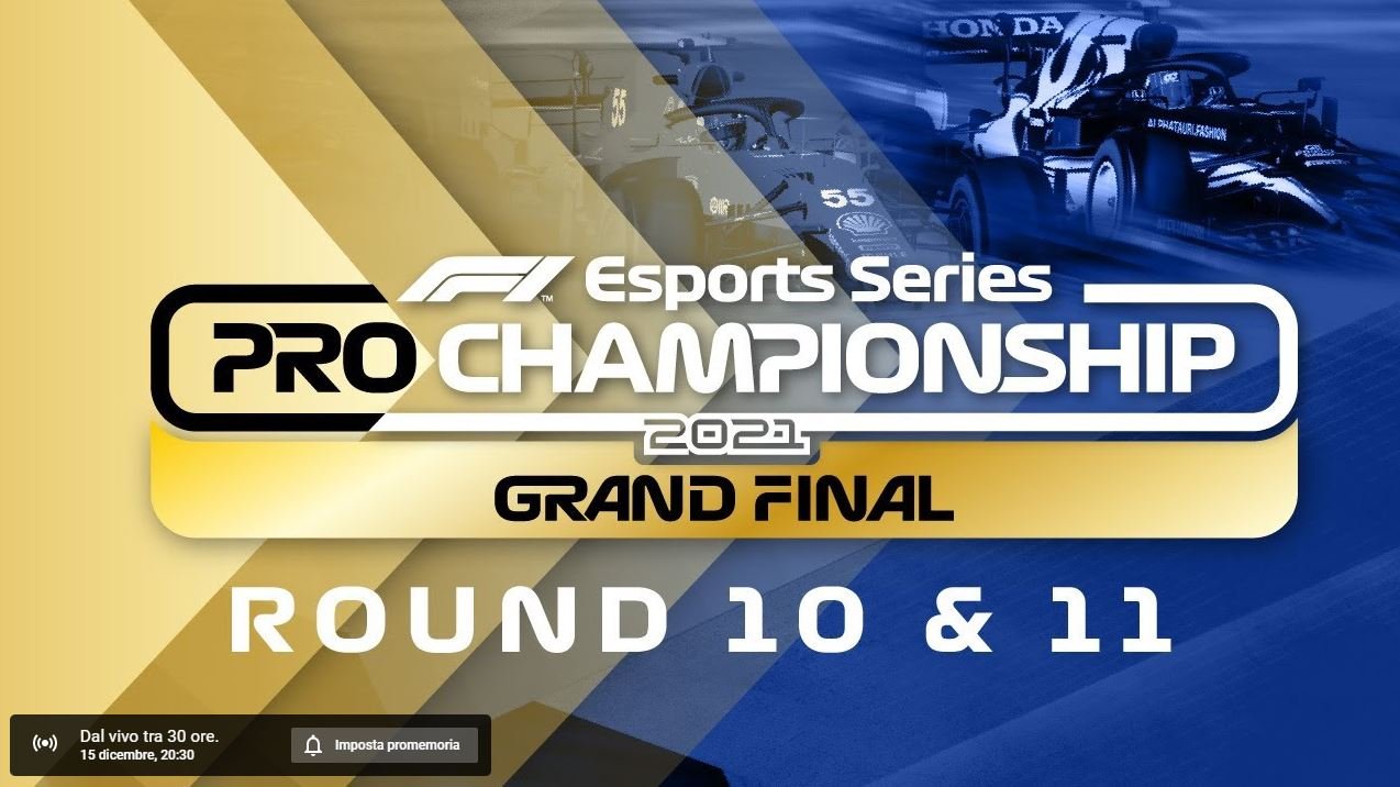 More information about "F1 Esports Pro Championship 2021 [15-16 Dicembre ore 20,30]"