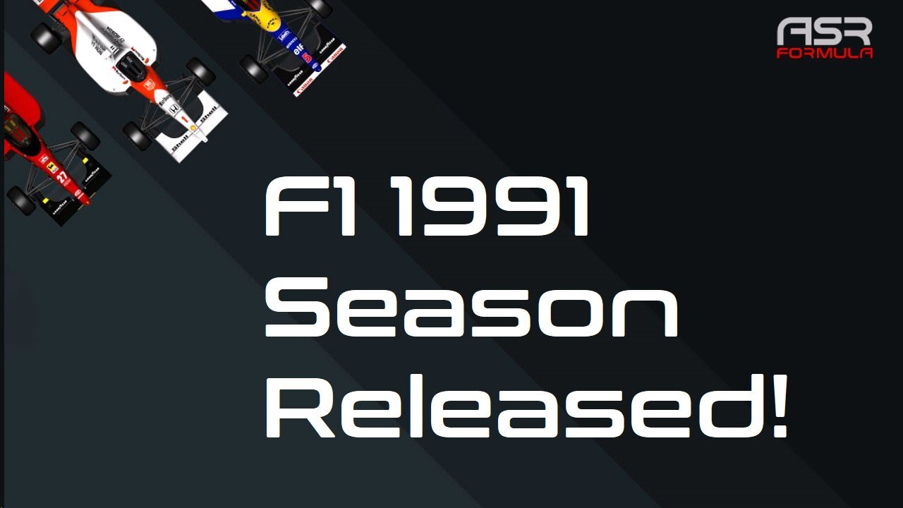 More information about "Assetto Corsa & rFactor 2 : F1 1991 Season mod by ASR Formula disponibile !"
