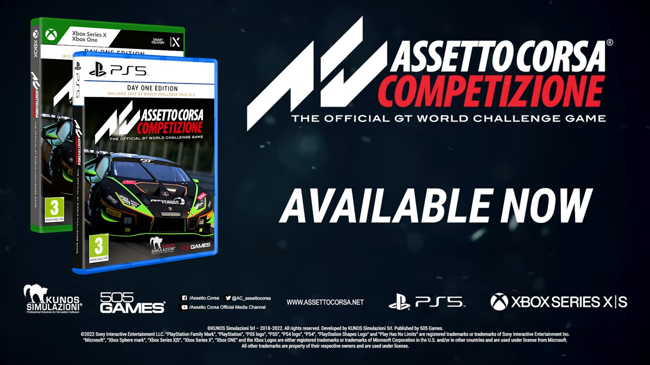 More information about "Assetto Corsa Competizione disponibile da oggi su Playstation 5 ed XBox Series X/S"