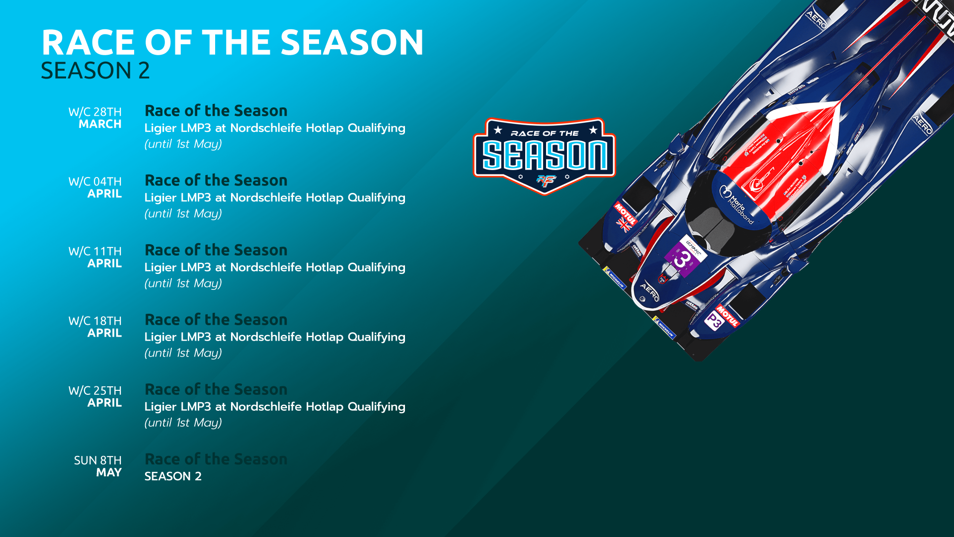 More information about "Annunciata la rFactor 2 Competition System Season 2"